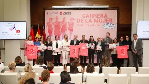 Cea, durante la presentación de este lunes de la Carrera de la Mujer - Foto Ayuntamiento de Madrid