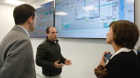 Carabante y Martínez Páramo visitan el colector de Arroyofresno - Foto Ayuntamiento de Madrid