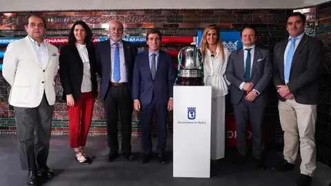 Almeida, en la presentación del Concurso de Saltos Internacional de Madrid - Foto Ayuntamiento de Madrid