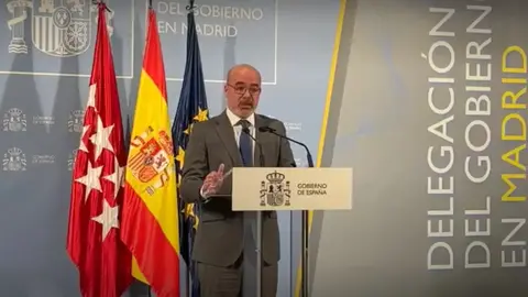 Rueda de prensa posterior a la imputación del Delegado del Gobierno en Madrid