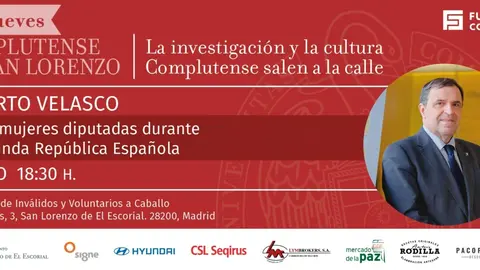 Alberto Velasco con su ponencia en Los jueves de la Complutense