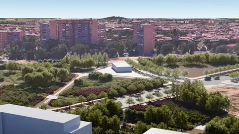 Recreación del proyecto Arroyo Butarque en el distrito de Villaverde