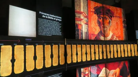 El Papiro de Ezequiel en la Biblioteca Nacional de España  -Primeras traducciones de la Biblia al griego - Foto José Belló Aliaga