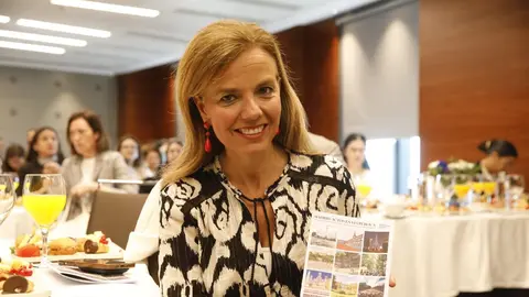 La concejala delegada de Turismo, Almudena Maíllo, durante la presentación de la ‘Guía de actos en vía pública’ de Madrid - Foto Ayuntamiento Madrid