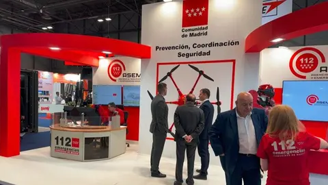 Stand de la Comunidad en Feria Internacional de Defensa y Seguridad de España - Foto Comunidad de Madrid