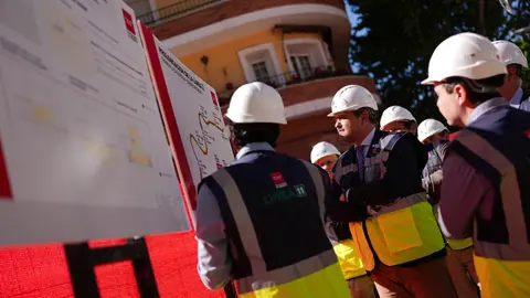 El consejero de Vivienda, Transportes e Infraestructuras ha visitado hoy las obras - Foto Comunidad de Madrid