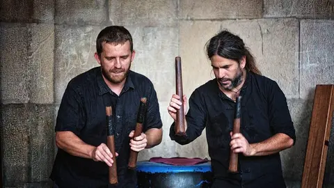 De izquierda a derecha las propuestas: Txalaparta Hutsa (en Hortaleza), Controra  (en Retiro) y Cultura a fuego lento (en Tetuán)