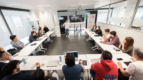 José de la Uz, bienvenida Startup Boost en Hub Las Rozas Innova