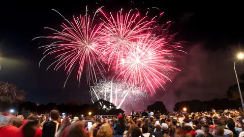 Fuegos artificiales para cerrar las Fiestas de San Isidro 2025