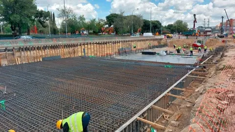 Trabajos soterramiento de la A-5 - Foto redes sociales Borja Carabante