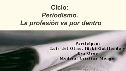 Ciclo periodismo en la Biblioteca Nacional con Iñaki Gabilondo y Luis del Olmo