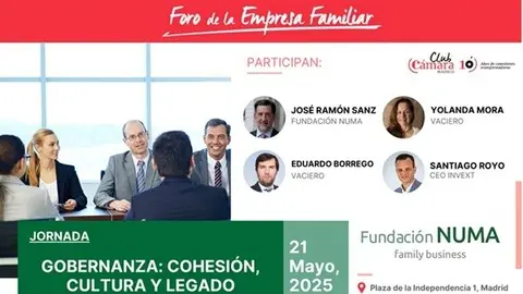 Gobernanza en la empresa familiar, cohesión, cultura y legado - Cámara de Comercio
