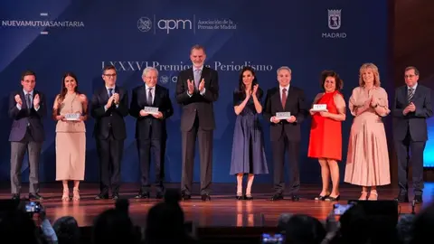 Premios APM 2024: foto de familia con los premiados - Foto Ayuntamiento de Madrid
