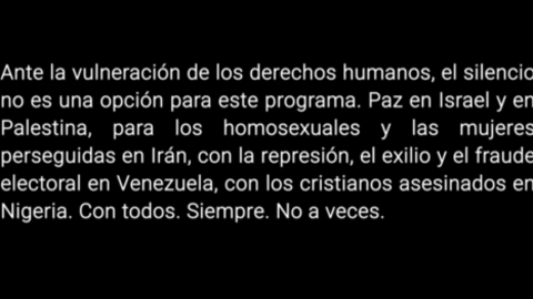 La respuesta de 'El análisis: Diario de la noche' en respuesta al mensaje de RTVE en Eurovisión