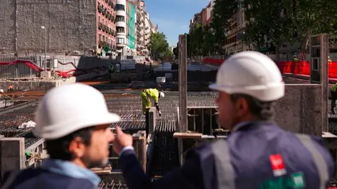 Obras de la L&iacute;nea 11 en Delicias - Foto Comunidad de Madrid