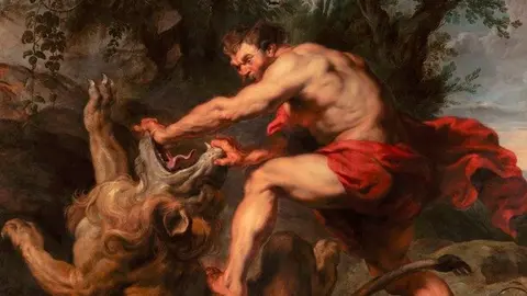 Sansón y el león de Rubens, declarado Bien Interés Cultural - Foto Comunidad de Madrid