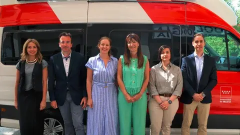 La consejera Dávila ha visitado hoy este nuevo dispositivo en Leganés - Foto Comunidad de Madrid