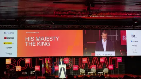 Su Majestad el Rey Felipe VI ien la inauguración del South Summit 2025