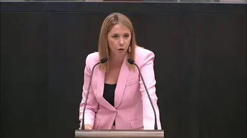 La portavoz del PSOE en la Asamblea de Madrid, Mar Espinar - Foto Servimedia