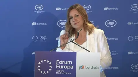 Begoña Carrasco en el  Forum Europa Tribuna Mediterráneo