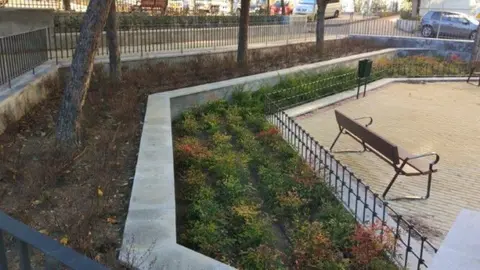 Imagen de archivo de obras en la colonia de Loyola