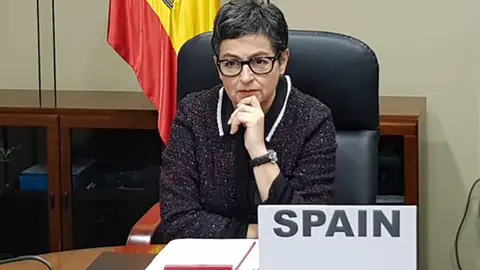 Arancha González Laya durante su etapa en el Gobierno | Foto: Moncloa