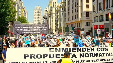 manifestación  MOVIMIENTO #J2