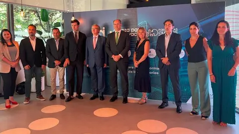 El consejero López-Valverde, en la clausura del acto - Foto Comunidad de Madrid