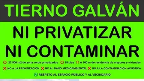Cartel Concentración Parque Tierno Galván por el Festival Alma 2025