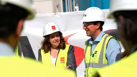 La consejera Matute ha visitado hoy los trabajos del  nuevo Centro de Salud Campo de Tiro en Leganés - Foto Comunidad de Madrid