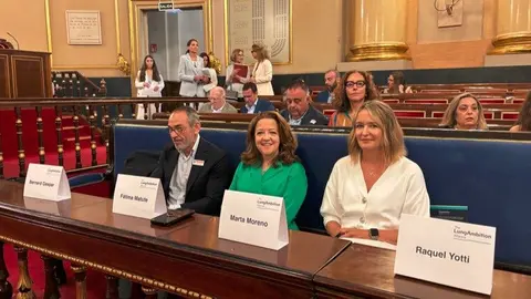 La consejera Matute, hoy en el Senado - Foto Comunidad de Madrid