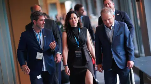 Isabel Díaz Ayuso, durante su visita a la sede de Google en Nueva York  - Foto Comunidad de Madrid