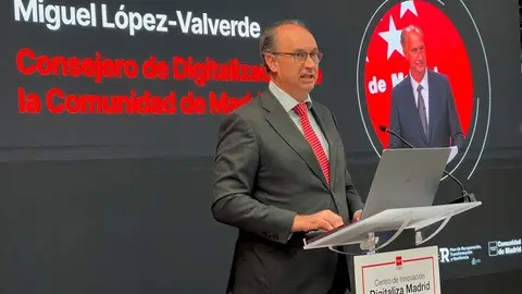 El consejero López-Valverde ha presentado hoy en Digitaliza Madrid esta nueva herramienta desarrollada junto a IndesIA - Foto Comunidad de Madrid
