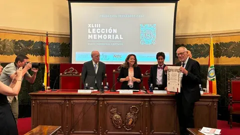 La consejera Matute, en la XLIII Lección Memorial Fernández Cruz - Foto Comunidad de Madrid