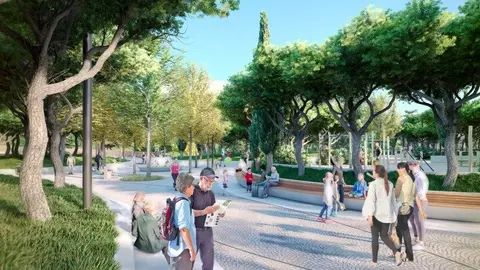 Recreación del futuro Parque Ventas - Foto Ayuntamiento de Madrid