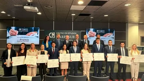 El consejero de Presidencia ha participado en los Premios Jóvenes Juristas - Foto Comunidad de Madrid