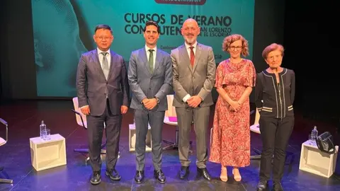 El consejero de Educación, en la inauguración de esta cita  académica - Foto Comunidad de Madrid
