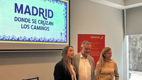 Maíllo, durante el acto de presentación en Lima de la oferta turística de Madrid - Foto Ayuntamiento de Madrid