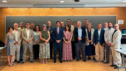 El consejero Viciana, en la  reunión de la Alianza SOMMa Madrid - Foto Comunidad de Madrid