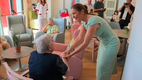La consejera Dávila, en la nueva Residencia Vitalia Majadahonda - Foto Comunidad de Madrid