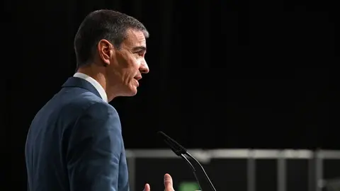 Pedro Sánchez en la Cumbre de la ONU en Sevilla | Foto de Pool Moncloa/Borja Puig de la Bellacasa
