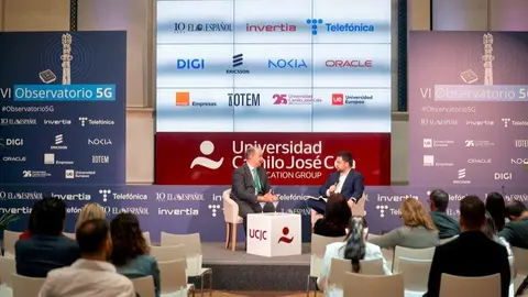 El consejero López-Valverde, en la clausura del VI Observatorio 5G organizado por El Español y Telefónica - Foto Comunidad de Madrid