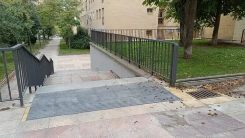 Imagen de archivo de obras de rehabilitación urbana dentro del Arrur denominado ‘Meseta de Orcasitas’