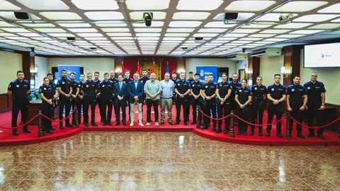 RECEPCIÓN NUEVOS POLICIAS MUNICIPALES SALON PLENOS