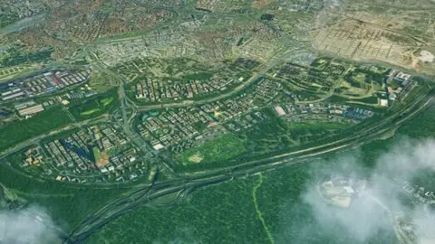 Valdecarros, fotografía aérea