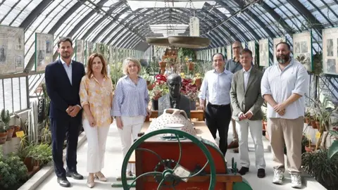 Carabante y Rivera durante la presentación espacios vegetales culturales - Foto Ayuntamiento de Madrid