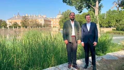 El viceconsejero Martín ha presentado hoy el proyecto que transformará este espacio frente al Palacio Real - Foto Comunidad de Madrid