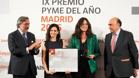 Isabel Díaz Ayuso, en la IX edición del Premio  Pyme - Foto Comunidad de Madrid