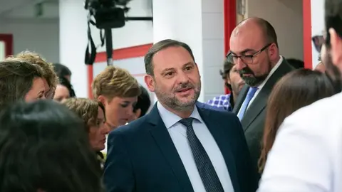El exministro José Luis Ábalos con Koldo García en la sede de Ferraz cuando ambos estaban en el PSOE | Foto del PSOE