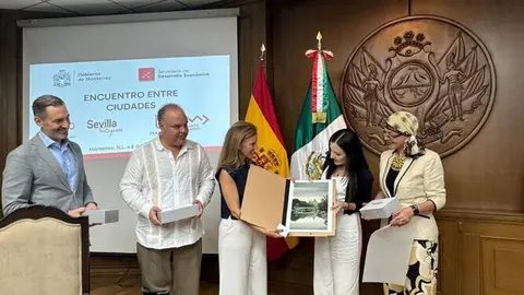 La concejala delegada de Turismo, Almudena Maíllo, durante el viaje de promoción turística de la ciudad de Madrid en México